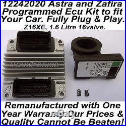 12242020 Vauxhall Opel Astra / Zafira Plug & Play Ecu Set Z16XE, 1.6 16valve