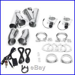 3 Electric Exhaust Valve Catback Downpipe Cutout Systems Switch Manual Control