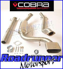 Cobra Astra VXR H MK5 Cat Back Exhaust System 2.5 Stainless Non Resonated VX71