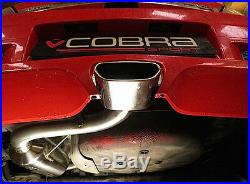 Cobra Astra VXR H MK5 Cat Back Exhaust System 2.5 Stainless Non Resonated VX71