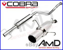 Cobra Sport Astra G Coupe 2.0 Resonated Cat Back Exhaust System