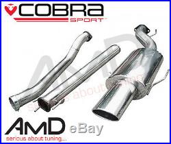 Cobra Sport Astra G Coupe Turbo Cat Back Exhaust System 2.5 Non Resonated