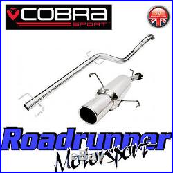 Cobra Sport Astra G MK4 Hatch 1.4 Exhaust System Stainless Non Resonated VA15