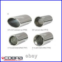 Cobra Sport Vauxhall Astra H 1.4/1.6/1.8 Non Resonated Cat Back Exhaust VX75TP39