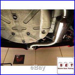 Cobra Sport Vauxhall Astra H VXR Non Res Turbo Back Exhaust with Sports Cat 3