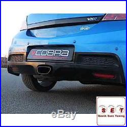 Cobra Sport Vauxhall Astra H VXR Resonated Cat Back Exhaust 2.5