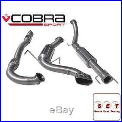 Cobra Sport Vauxhall Astra H VXR Resonated Turbo Back Exhaust with Sports Cat 3