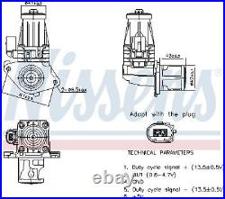 Exhaust Gas Recirculation Valve Egr Nissens 98377 G New Oe Replacement