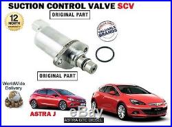 For Vauxhall Opel Astra + Gtc 1.7cdti 2011- Suction Control Valve Scv 55574126