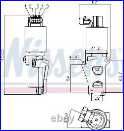 NISSENS 98170 EGR Valve for OPEL, VAUXHALL