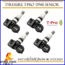 TPMS Sensors (4) TyreSure Tyre Pressure Valve for Vauxhall Astra H 4 Door 07-09