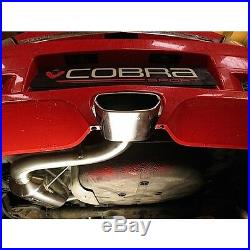 VX72 Cobra Sport Vauxhall Astra H VXR 05-11 Cat Back Exhaust 2.5 bore Resonated