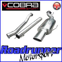 VX73 Cobra Sport Astra SRI MK5 Turbo Exhaust System 2.5 Cat Back Non Resonated