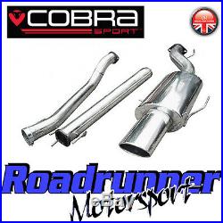 VZ02h Cobra Astra Turbo Coupe MK4 Exhaust System 3 Stainless Cat Back Non Res