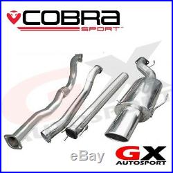 VZ03d Cobra Sport Vauxhall Astra G GSI 98-04 Turbo Back Exhaust DeCat Non Res