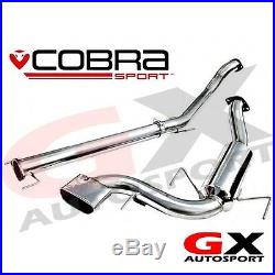 VZ08h Cobra Sport Vauxhall Astra H VXR 05-11 Cat Back Exhaust 3 Bore Non Res