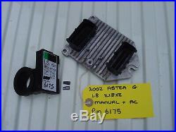 Vauxhall Astra Ecu Set 09158670 + Pin Code. Opel Z18xe 16 Valve Ecm Kit