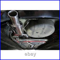 Vauxhall Astra G Turbo (Coupe) Non-Resonated Cat Back Cobra Sport Exhaust VX61