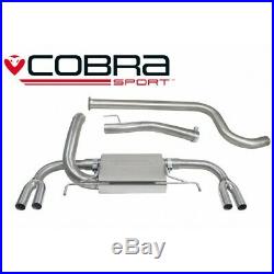 Vauxhall Astra J VXR Non-Resonated Cat Back Cobra Sport Exhaust VX23