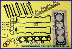 Vauxhall Cylinder Head Gasket Set Vectra B Astra For 1,6i 16V X16XEL Y16XE Z16XE